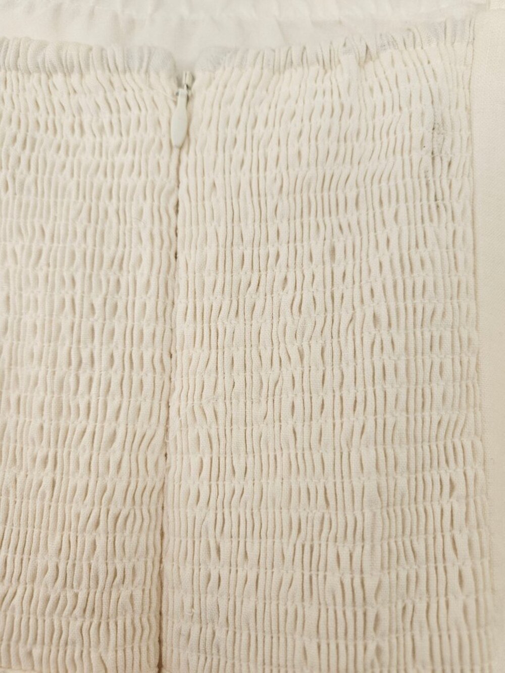 FARM Rio Garden Off White 3D Flower Linen Midi Dress SZ L NWT *Flaw* - Picture 9 of 16